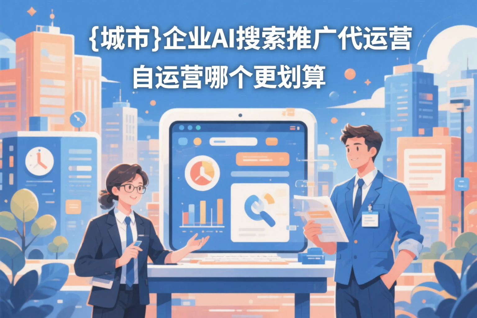 济宁企业AI搜索推广代运营和自运营哪个更划算