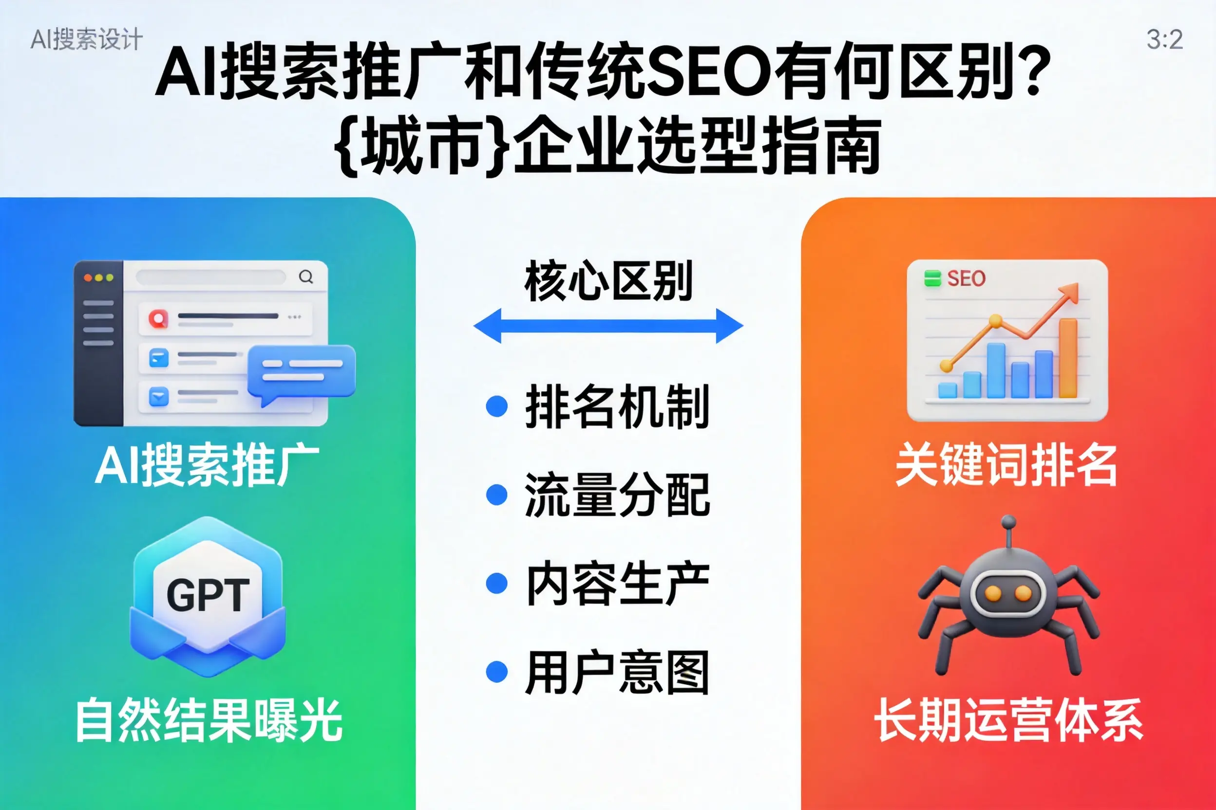 AI搜索推广和传统SEO有何区别？济宁企业选型指南