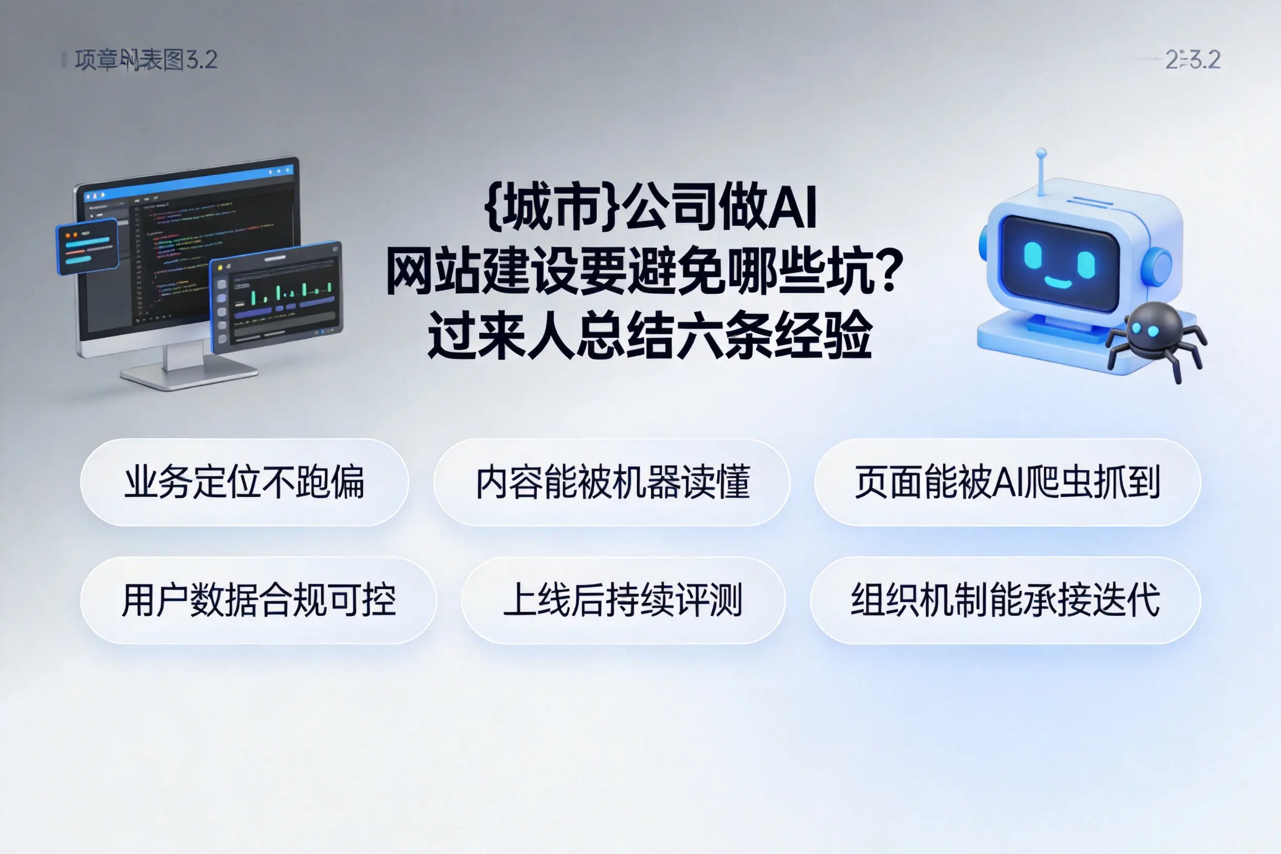 济宁公司做AI网站建设要避免哪些坑？过来人总结六条经验