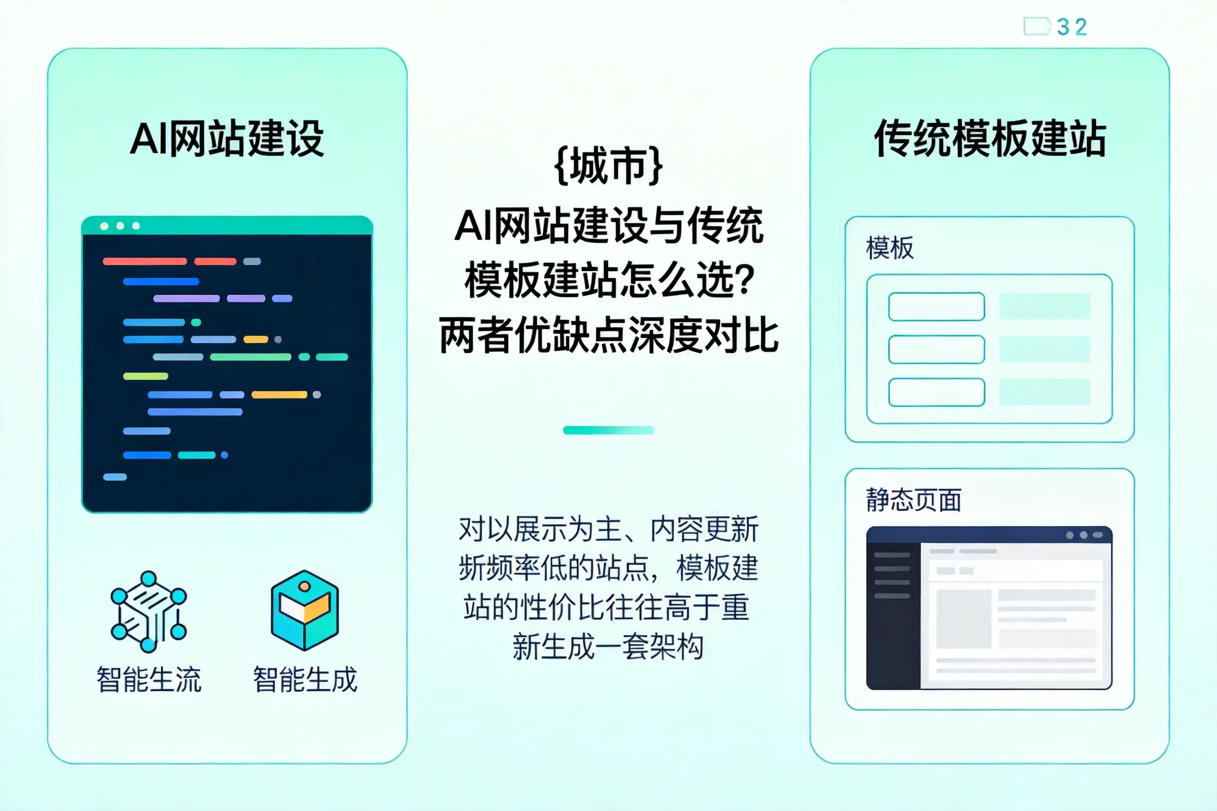 济宁AI网站建设与传统模板建站怎么选？两者优缺点深度对比
