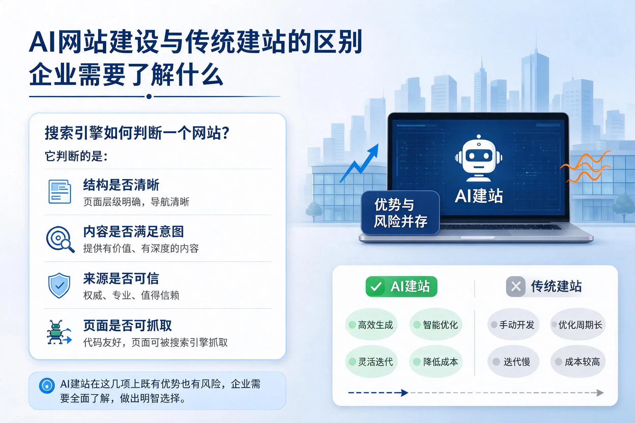 AI网站建设与传统建站的区别,济宁企业需要了解什么