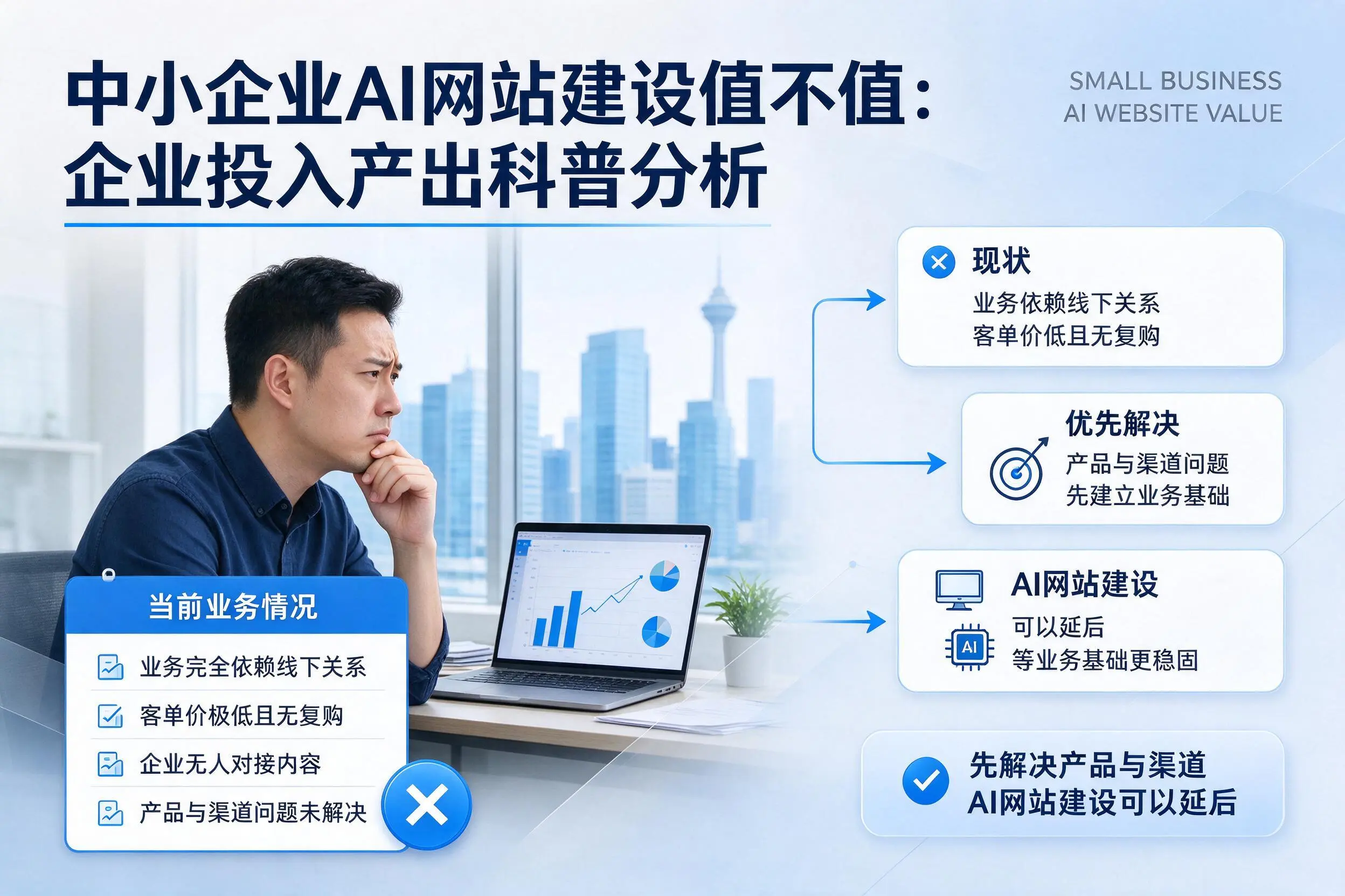 中小企业AI网站建设值不值:济宁企业投入产出科普分析