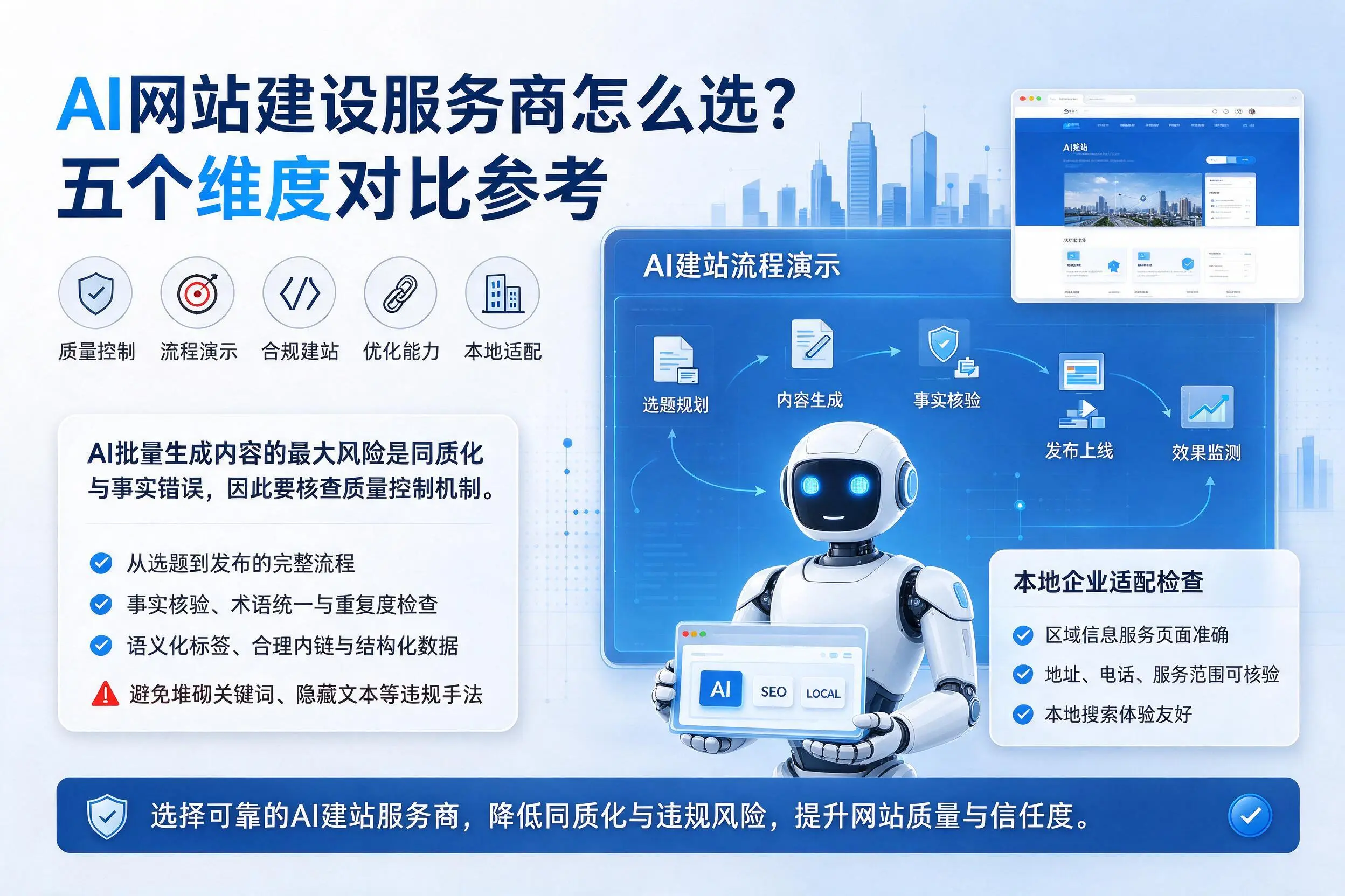 济宁AI网站建设服务商怎么选？五个维度对比参考