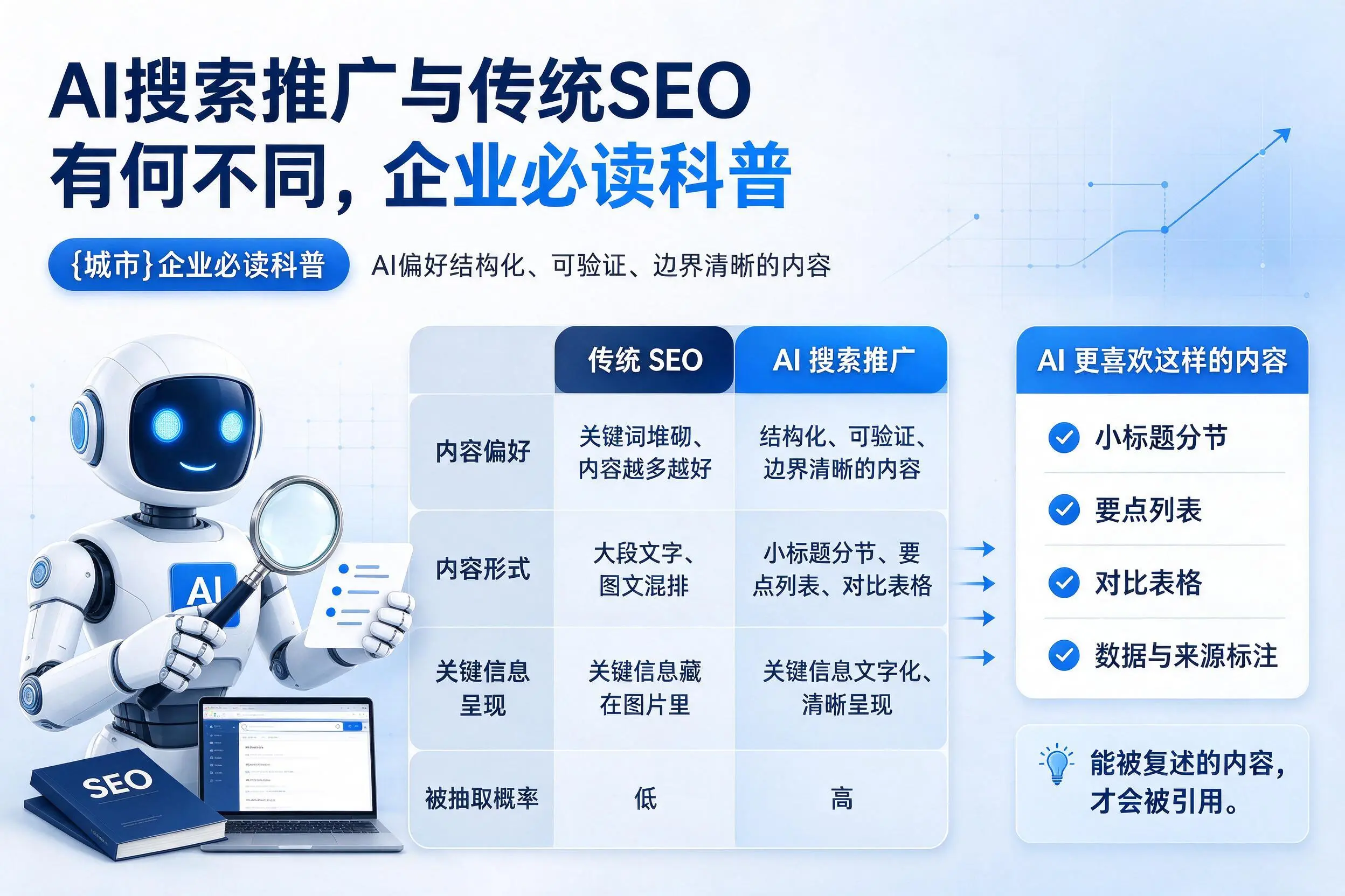 AI搜索推广与传统SEO有何不同，济宁企业必读科普